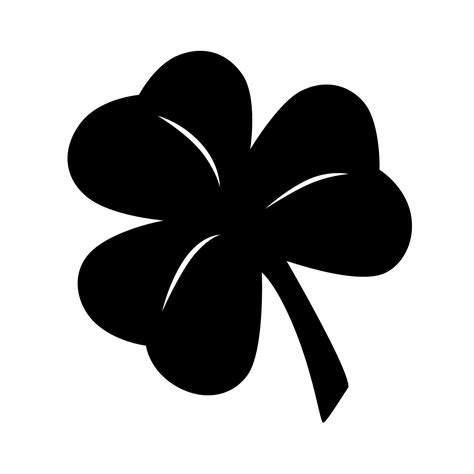 shamrock graphic|shamrock images black and white.